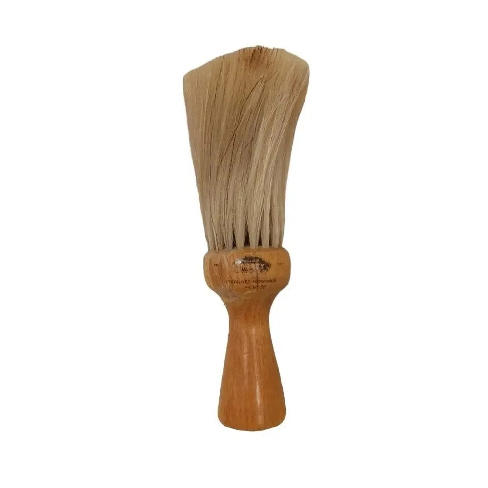 Professional Hair Salon 7 Combs Horsehair Barber Hair Dusting Shaving Brush VNT